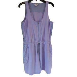 Athleta Expedition Dress in Swallowtail Blue Sz 10 Skort 4" Shorts